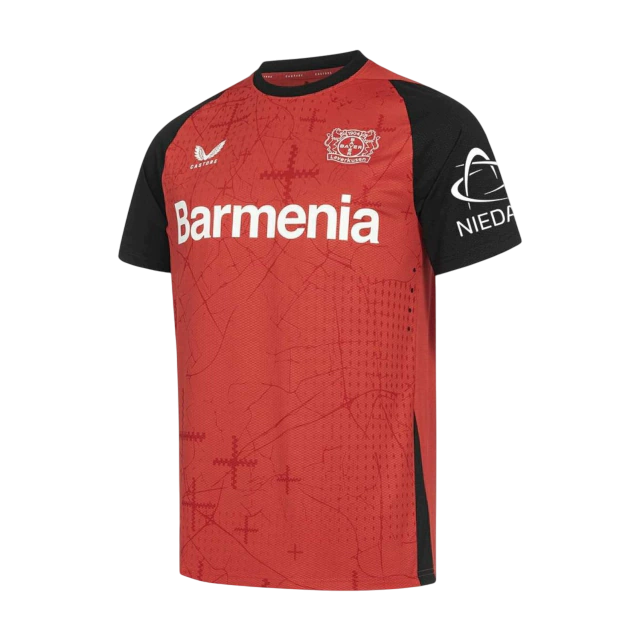 Camisa Bayer Leverkusen Home 24/25 - Torcedor Masculino - Vermelho