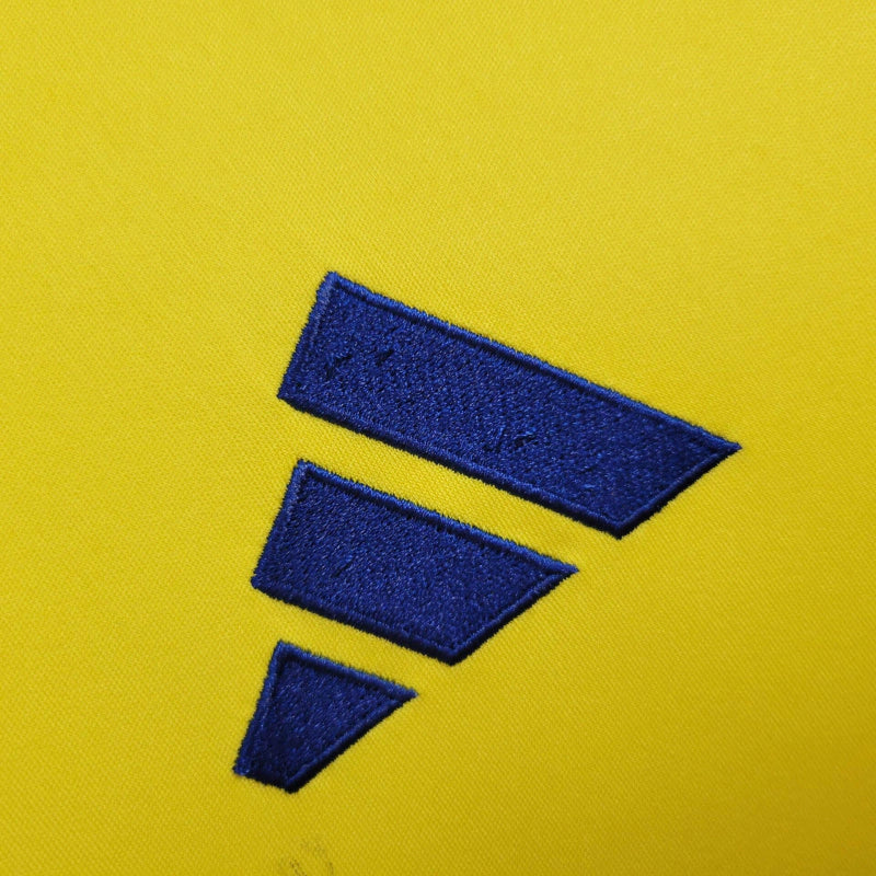 Camisa Colômbia I 24/25 - Torcedor Masculina - Amarela com detalhes em laranja