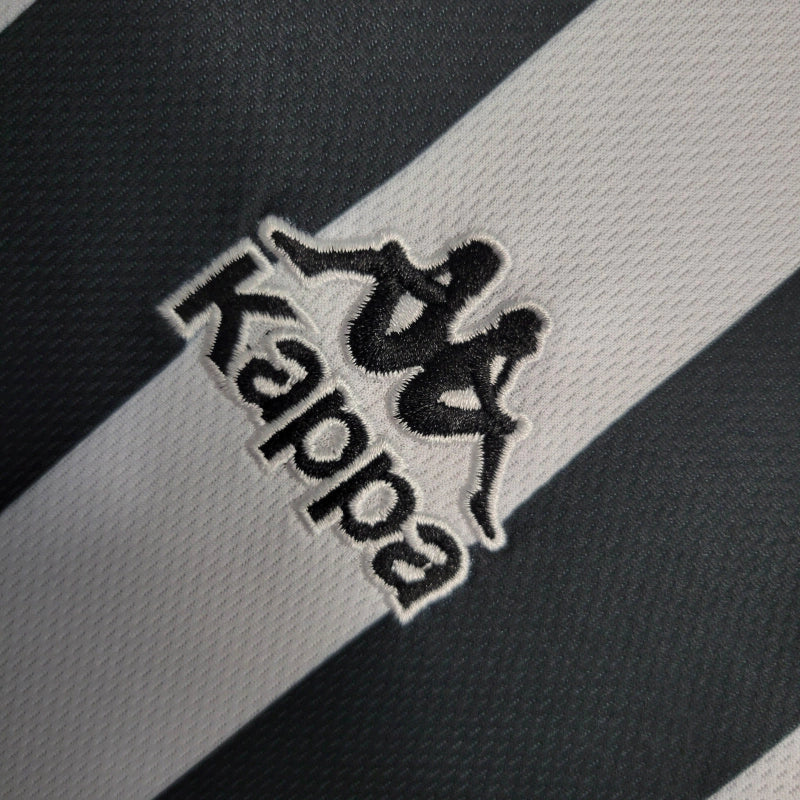 Camisa Retrô Juventus I 1995/1997 - Masculina - Branca e preta
