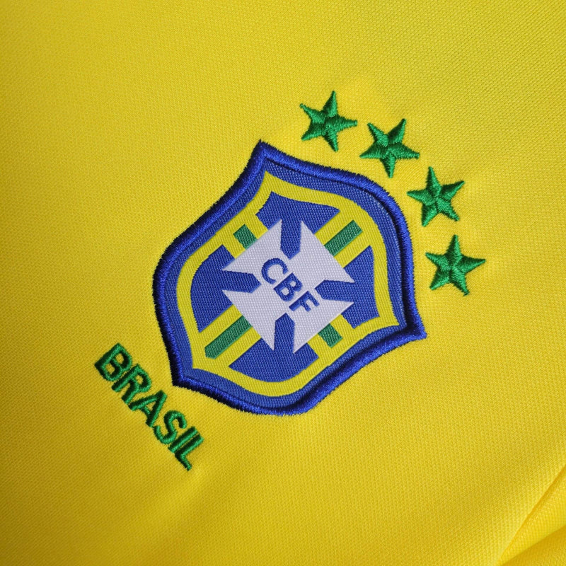 Kit Infantil Retrô Brasil I 1998 - Amarelo com detalhes em verde
