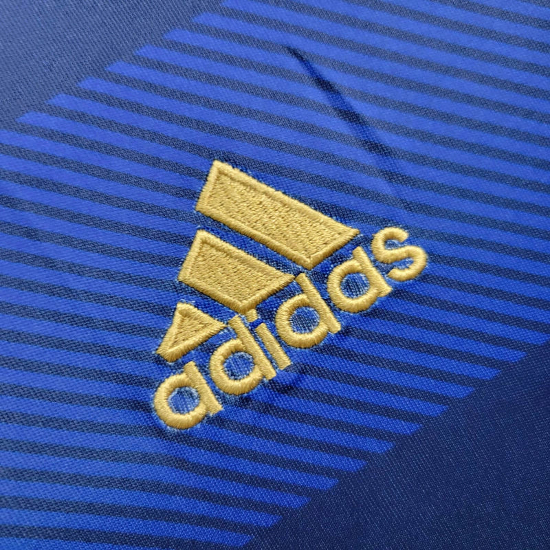Camisa Retrô Seleção da Argentina I 2014 - Masculina - Azul com detalhes em bege e branco
