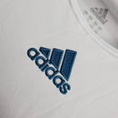 Camisa Retrô Liverpool II 2006/2007 manga longa - Masculina - Branca com detalhes em azul e com patrocínio