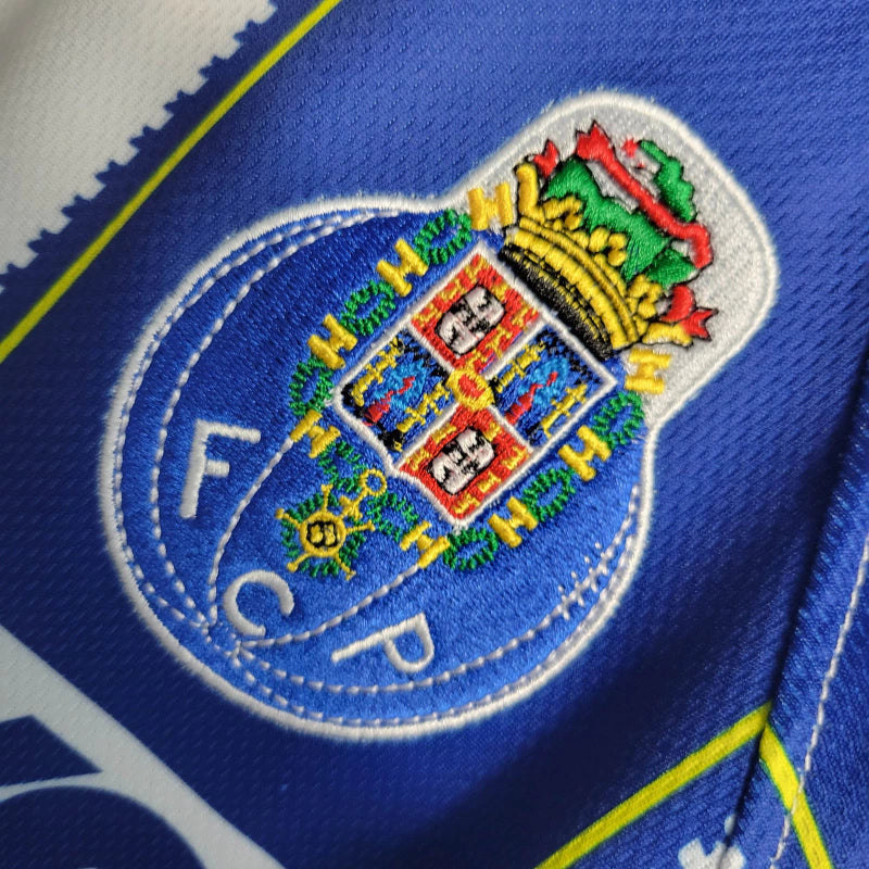 Camisa Retrô Porto I 1997/1999 - Torcedor - Branca com detalhes em azul