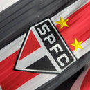 Camisa Retrô São Paulo II 1997 - Masculina - Vermelha e preta