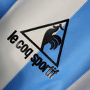 Camisa Retrô Seleção da Argentina I 1986 - Masculina Le Coq Sportif - Branca com detalhes em azul