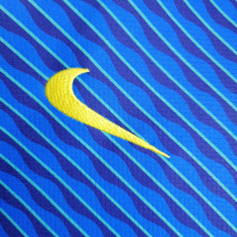 Camisa Seleção Brasileira II 24/25 - Torcedor Masculina - Azul com detalhes em verde