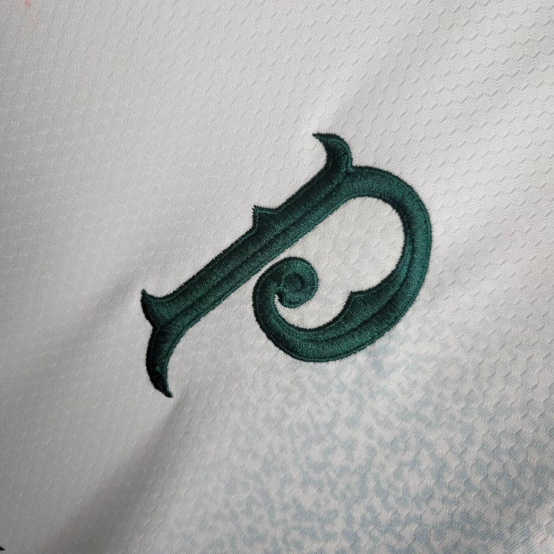 Camisa Palmeiras Edição especial 23/24 - Torcedor Masculina - Branca com detalhes em azul e rosa
