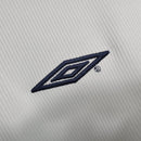 Camisa Retrô Manchester United II 99/00 - Masculina - Branca com detalhes em azul