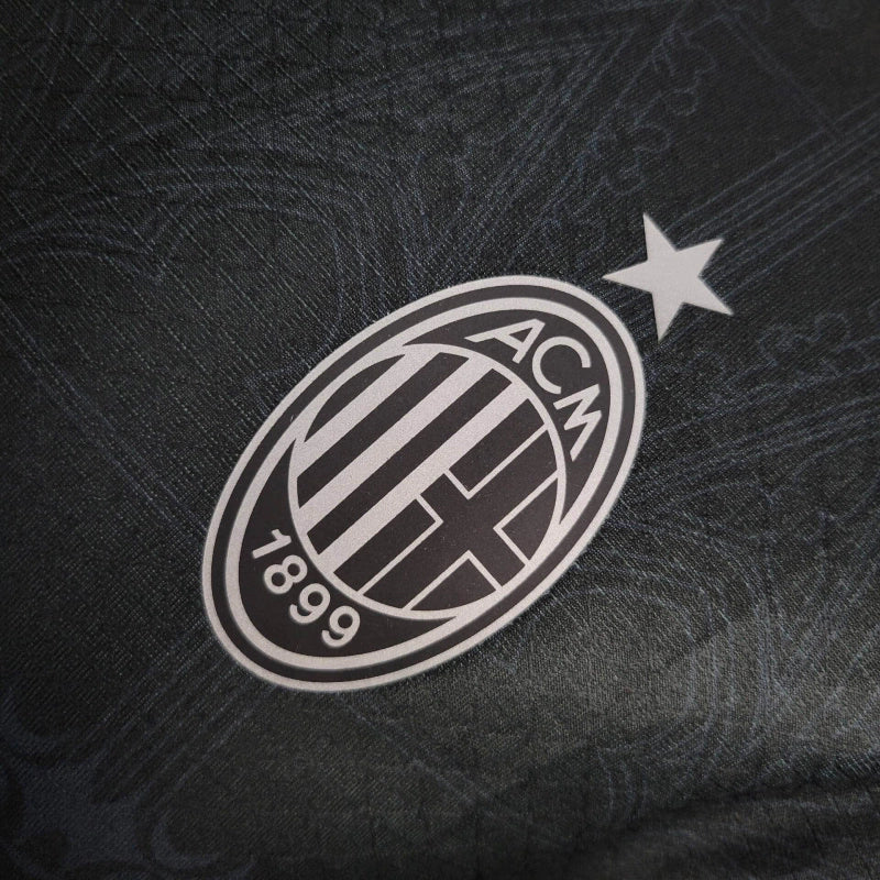 Camisa AC Milan Fourth 24/25 - Jogador  Masculina - Preta
