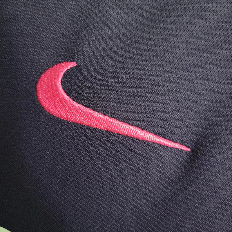 Camisa Retrô Barcelona II 16/17 - Masculina - Roxa com detalhes em rosa