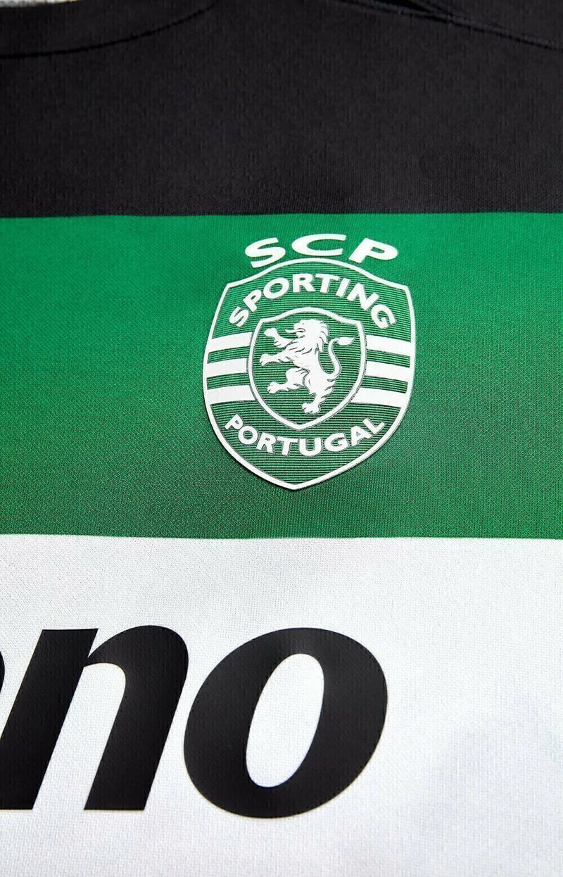 Camisa Sporting Lisboa I 24/25 - Torcedor Masculina - Preta com detalhes em verde e branco