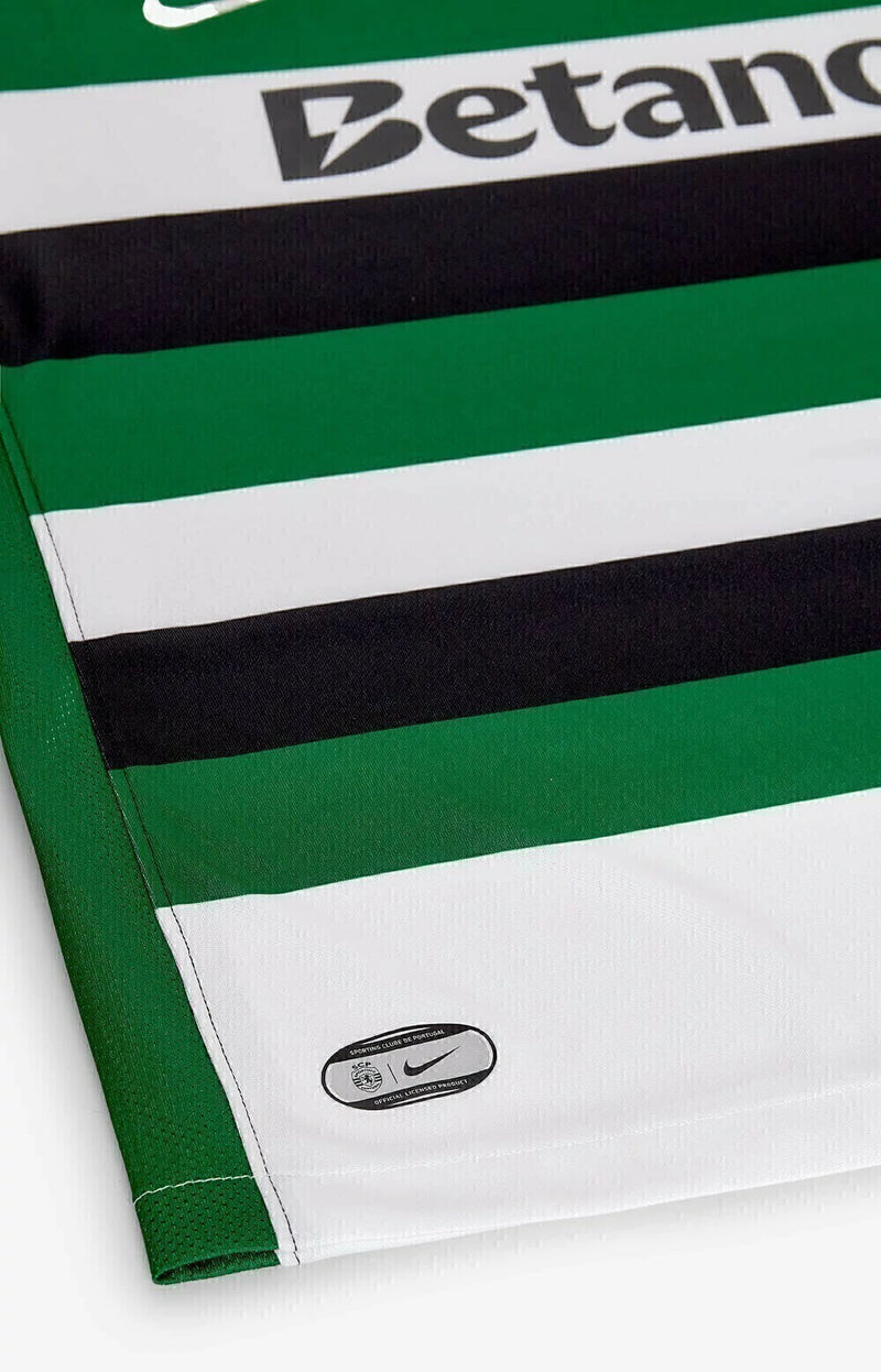 Camisa Sporting Lisboa I 24/25 - Torcedor Masculina - Preta com detalhes em verde e branco