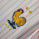 Camisa Seleção da França II 24/25 - Torcedor Feminina - Branca com detalhes em azul e vermelho