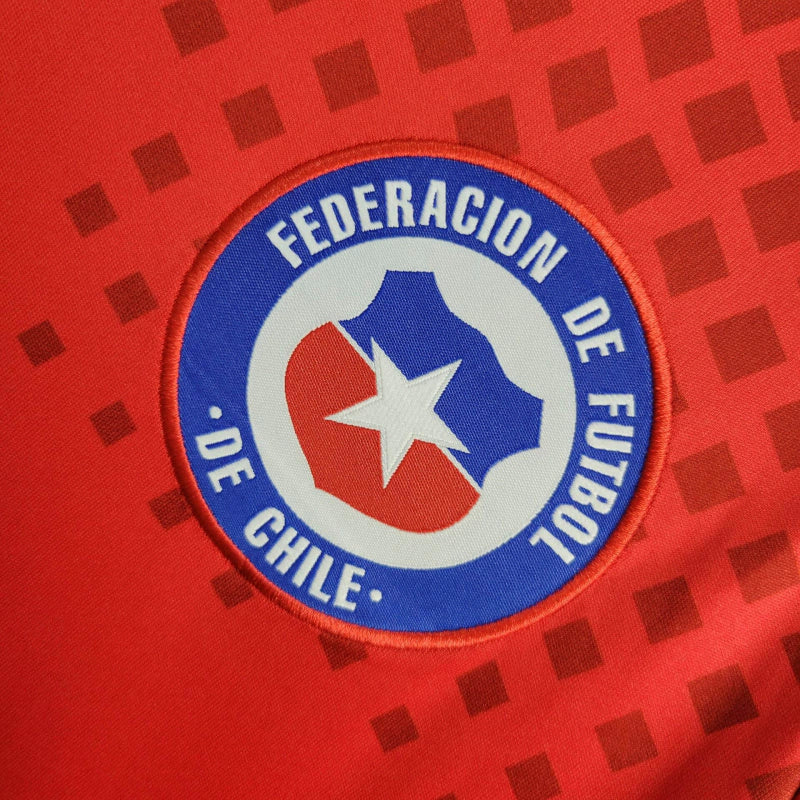 Camisa Seleção do Chile I 24/25 - Torcedor Masculina - Vermelha