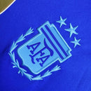 Camisa Seleção da Argentina II 24/25 - Patch Word Champions 2022 - Torcedor Masculina - Azul com detalhes em branco