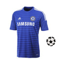 Camisa Chelsea Retrô 2014/15 Azul + Patch Champions na Manga