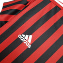 Camisa AC Milan Retrô 2011/2012 Vermelha e Preta - Home
