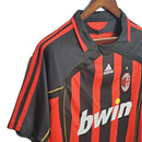 Camisa Retrô Milan 2006/2007 - Masculina - Vermelha e preta