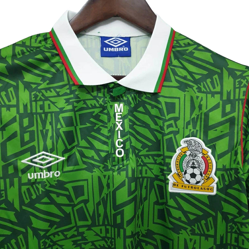 Camisa Retrô Seleção do México 2006 - Masculina - VERDE