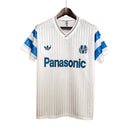 Camisa Olympique Marseille Retrô 1990 - Branca