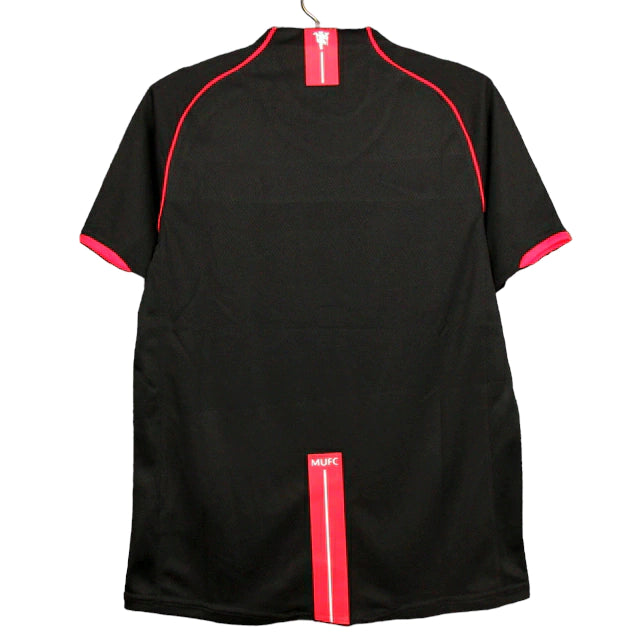 Camisa Manchester United Retrô 2007/2008 Preta - Torcedor Masculina