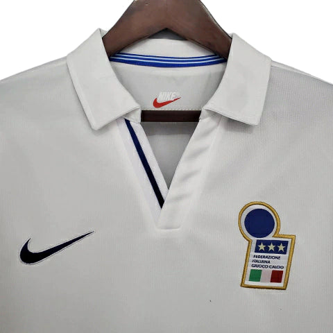 Camisa Retrô Seleção da Itália II 1998 - Masculina - Branca
