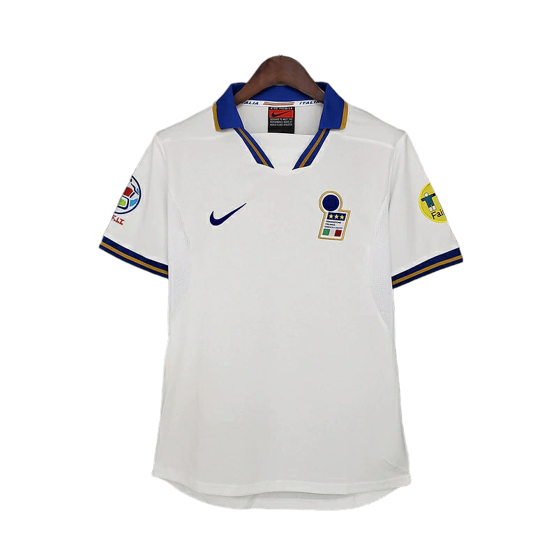 Camisa Retrô Seleção da Itália II 1998 - Masculina - Branca