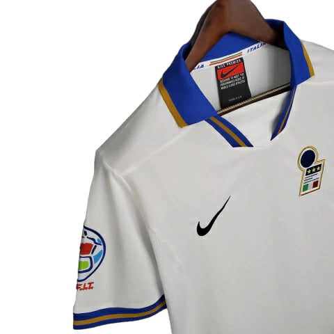 Camisa Retrô Seleção da Itália II 1998 - Masculina - Branca