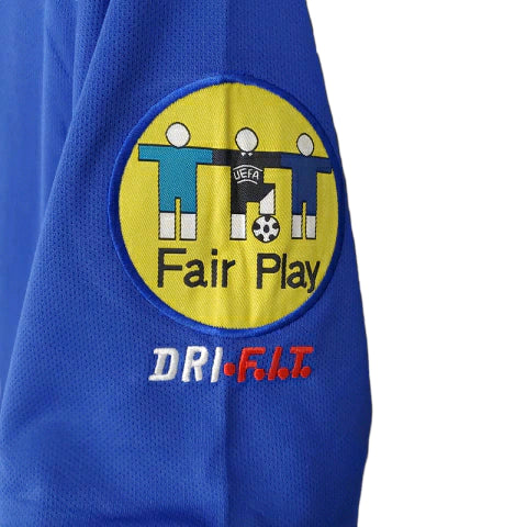 Camisa Retrô Seleção da Itália I 1996 - Masculina - Azul