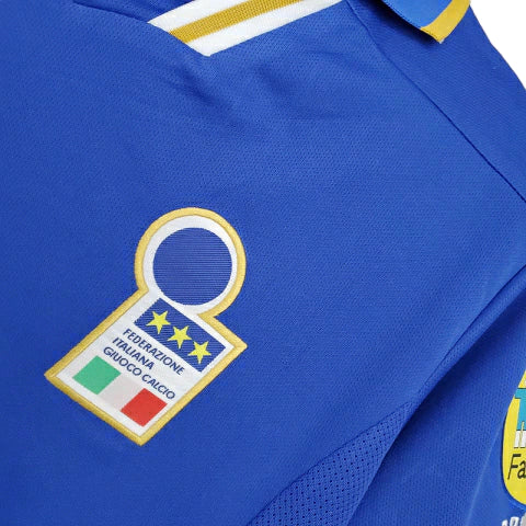 Camisa Retrô Seleção da Itália I 1996 - Masculina - Azul