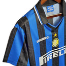 Camisa Retrô Inter de Milão 1997/1998 - Masculina- Azul e preta