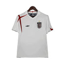 Camisa Retrô Seleção da Inglaterra 2006 - Masculina - Branca