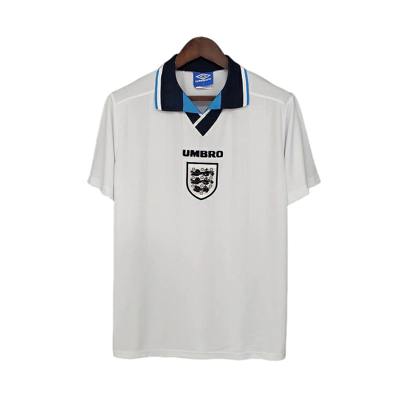 Camisa Retrô Seleção da Inglaterra 1996 - Masculina - Branca