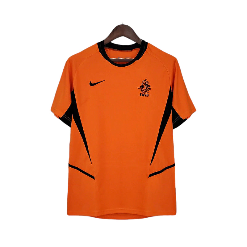 Camisa Retrô Seleção da Holanda I 2002 - Masculina - Laranja