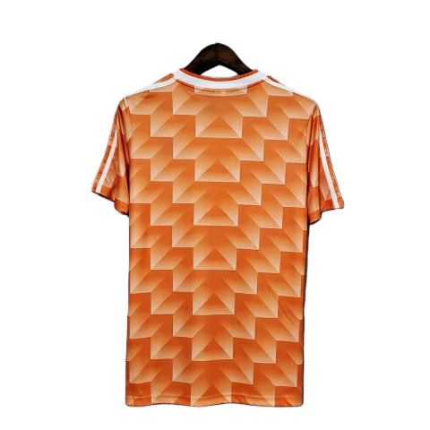 Camisa Retrô Seleção da Holanda I 1988 - Masculina - Laranja
