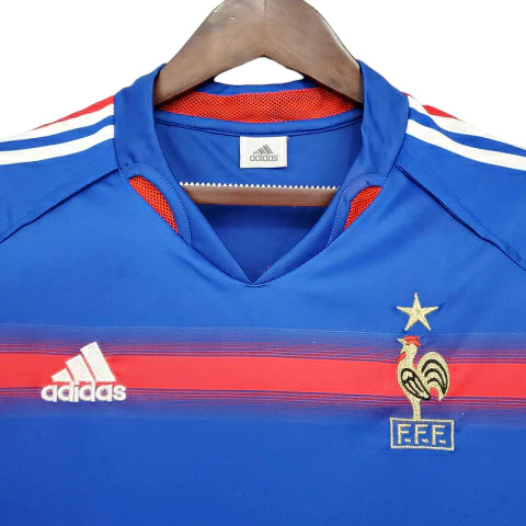 Camisa Retrô Seleção da França 2004 -Masculina - Azul
