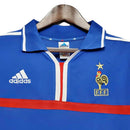 Camisa Retrô Seleção da França 2000 - Masculina - Azul