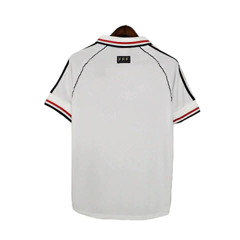 Camisa Retrô Seleção da França I 1998 - Masculina - Branca