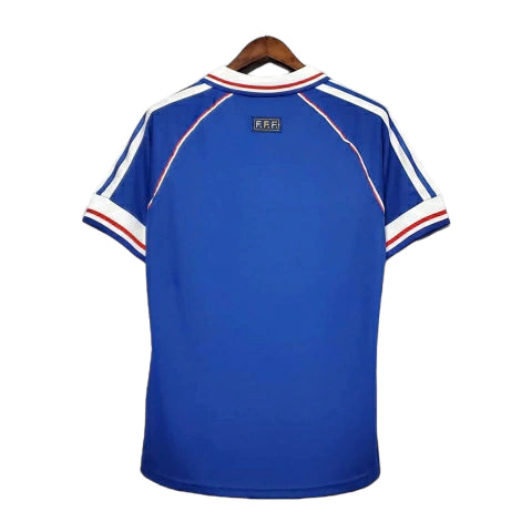 Camisa Retrô Seleção da França I 1998 - Masculina - Azul