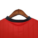 Camisa Retrô Seleção da Espanha I 1996 - Masculina - Vermelha com detalhes em azul