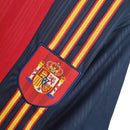 Camisa Retrô Seleção da Espanha I 1996 - Masculina - Vermelha com detalhes em azul