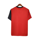 Camisa Retrô Seleção da Espanha I 1996 - Masculina - Vermelha com detalhes em azul