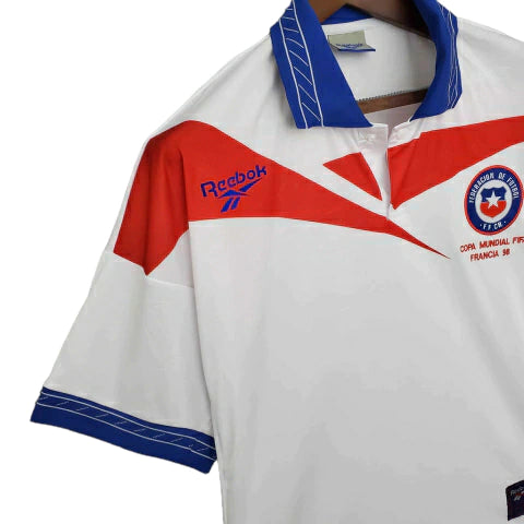 Camisa Chile II Retrô 1998 - Branca