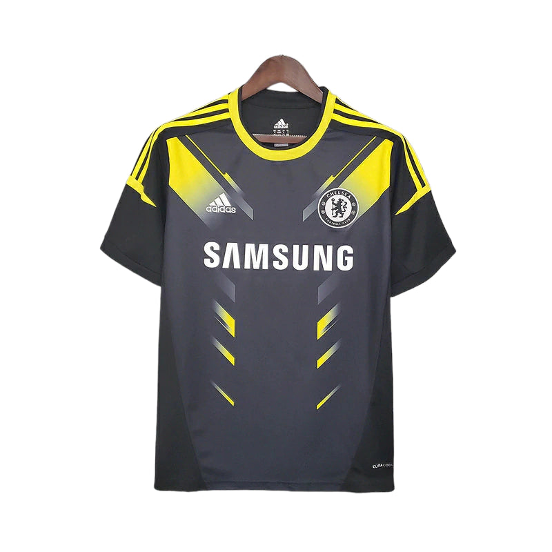 Camisa Chelsea Retrô 2012/2013 Preta com detalhes amarelo