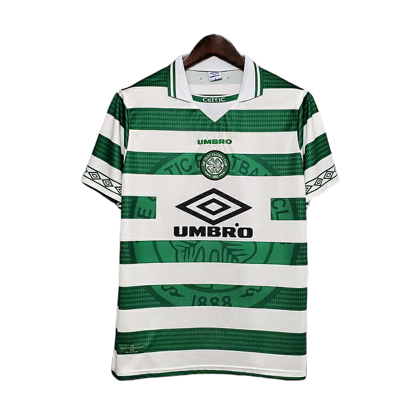 Camisa Celtic Retrô 1998/1999 Verde e Branca