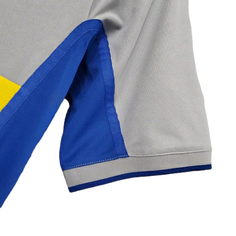 Camisa Boca Juniors Retrô 2002 Away Cinza - Torcedor