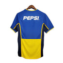 Camisa Boca Juniors Retrô 2002 Azul e Amarela - Torcedor