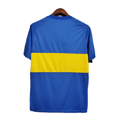 Camisa Retrô Boca Juniors 1981 - Masculina - Azul com detalhes em amarelo