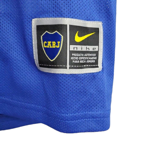 Camisa Retrô Boca Juniors 2003/2004 - Masculina - Azul com detalhes em amarelo