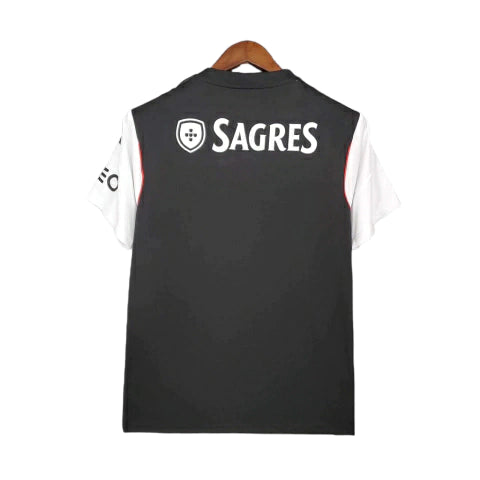 Camisa Retrô Benfica 2013/2014 - Torcedor - Preta e branca